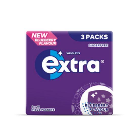 Picture of Extra Blueberry Wrigleys 3pk x20